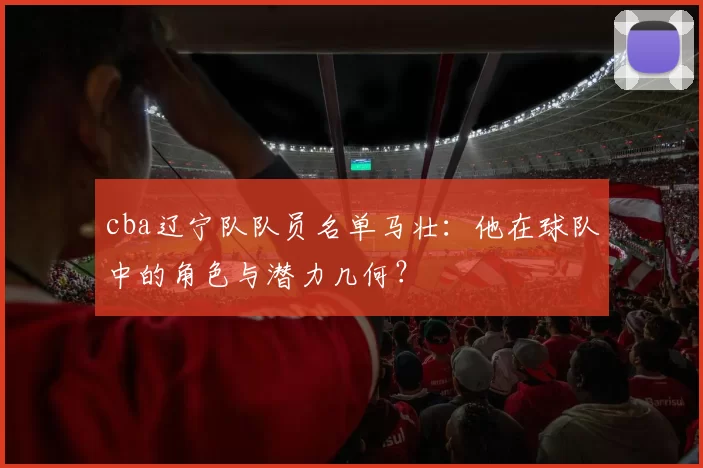 cba辽宁队队员名单马壮：他在球队中的角色与潜力几何？